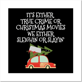 Funny True Crime Horror Christmas Movies Fan Posters and Art